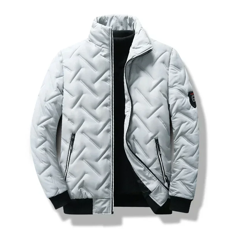 New 2023 Autumn Winter Jacket Men Cotton Padded Jacket Korean Streetwear Casual Jacket Men Fashion Clothing Male Warm Coats 5XL - Image 4
